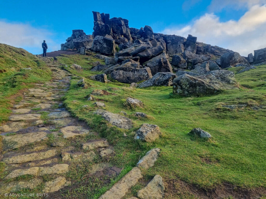 On the Cleveland Way to the Wainstones