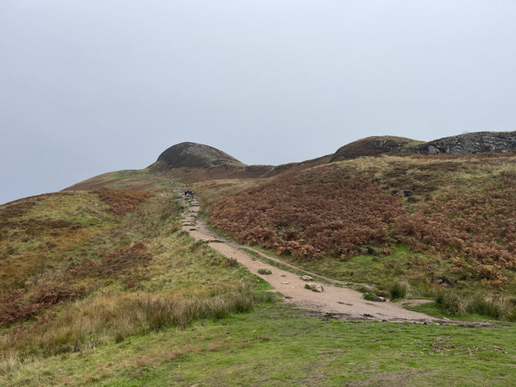 A path on Conic Hill, Balmaha in Scotland