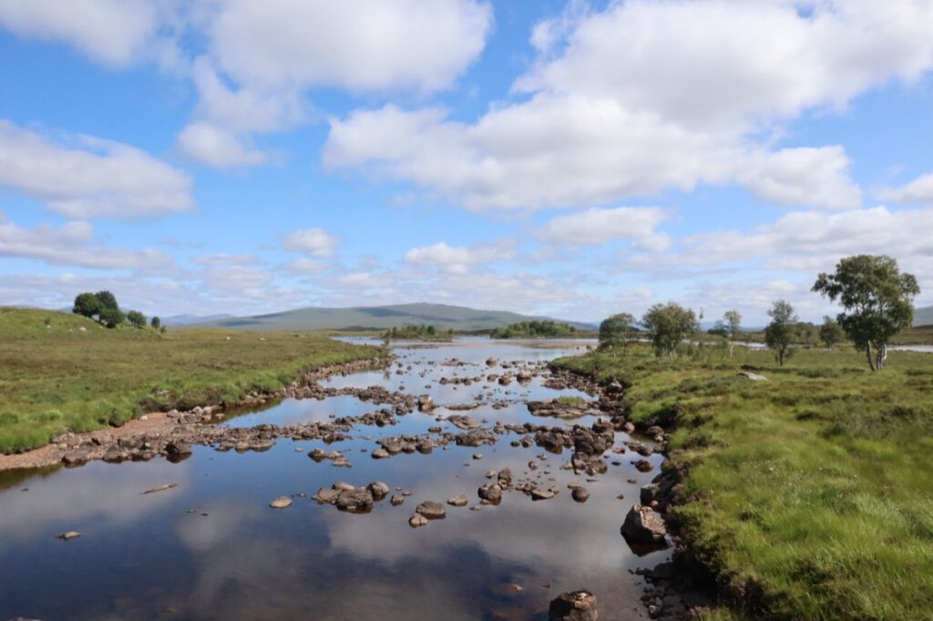 A river at Rannoch Moor, Glencoe