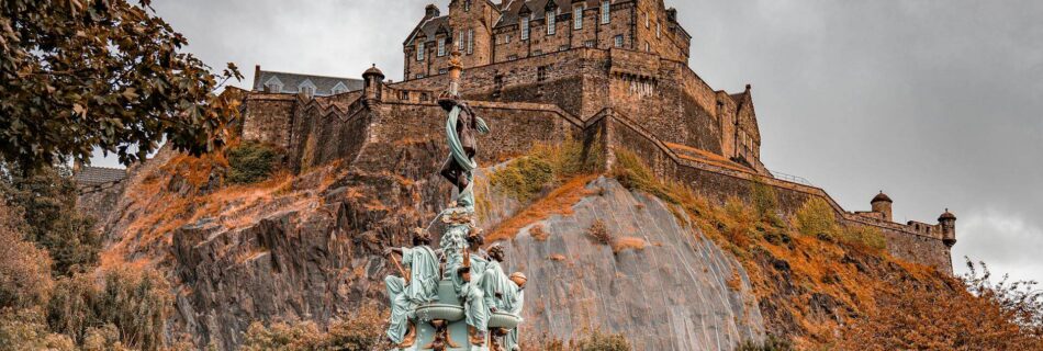 Edinburgh Castle in Autumn
